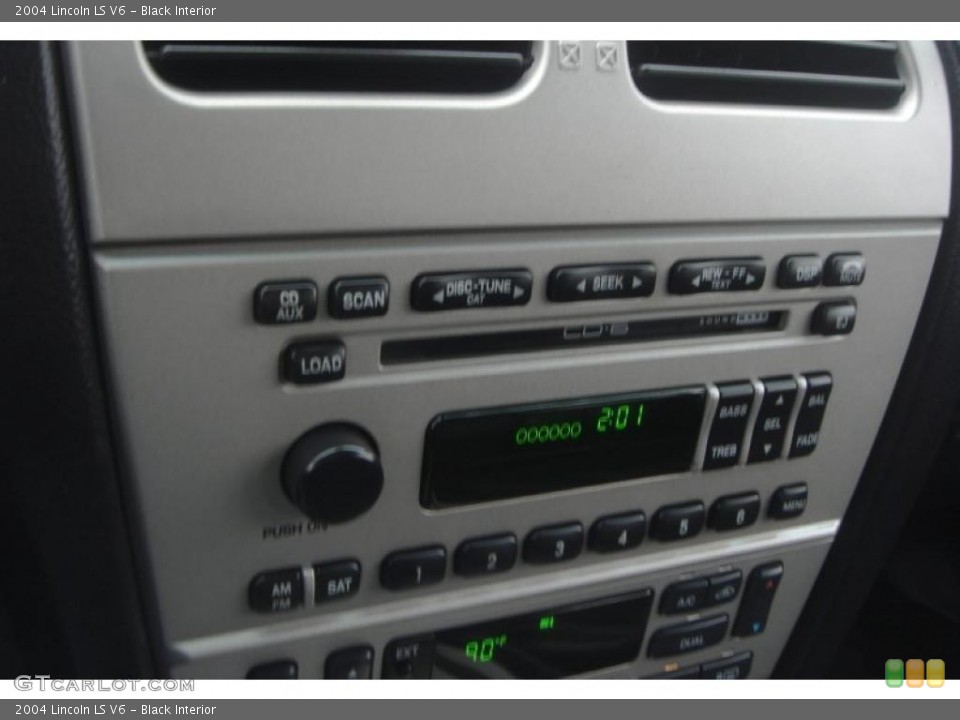 Black Interior Controls for the 2004 Lincoln LS V6 #46021249