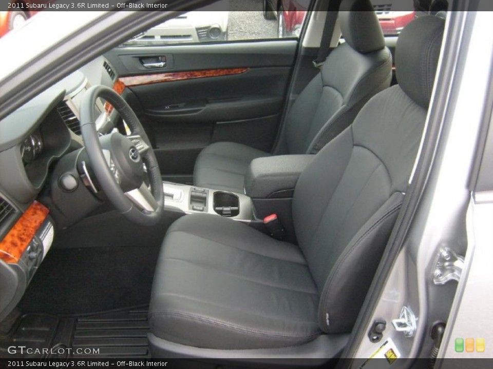 Off-Black Interior Photo for the 2011 Subaru Legacy 3.6R Limited #46021843