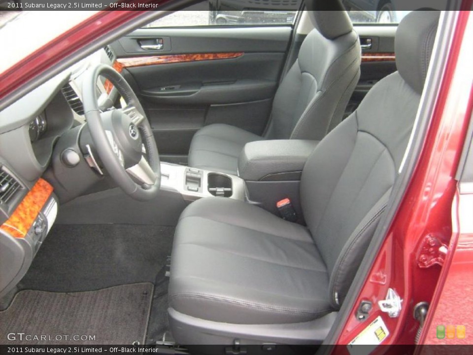 Off-Black Interior Photo for the 2011 Subaru Legacy 2.5i Limited #46021852