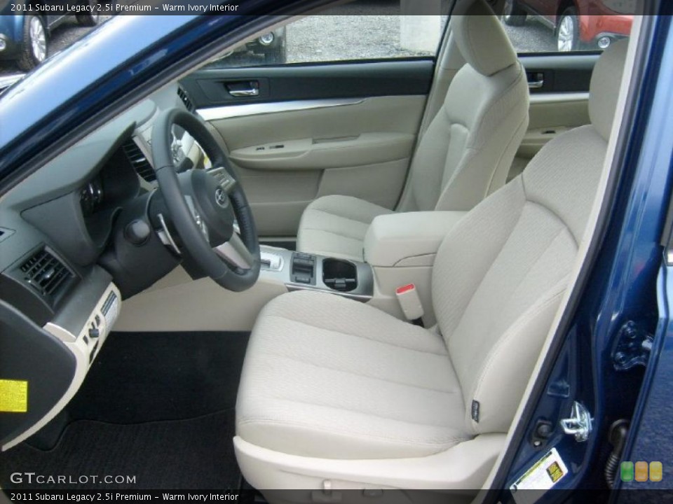 Warm Ivory Interior Photo for the 2011 Subaru Legacy 2.5i Premium #46021855