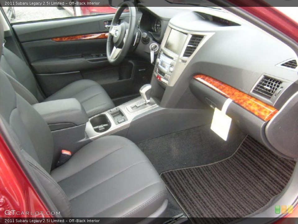 Off-Black Interior Photo for the 2011 Subaru Legacy 2.5i Limited #46022104