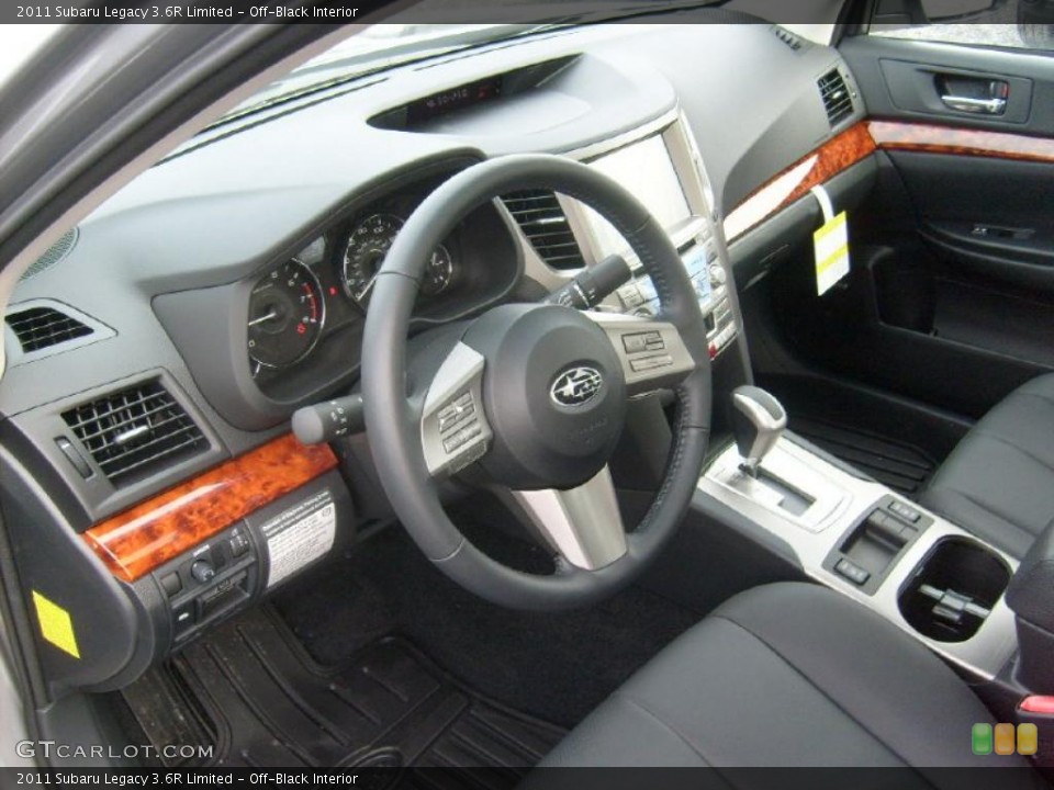 Off-Black Interior Prime Interior for the 2011 Subaru Legacy 3.6R Limited #46022125