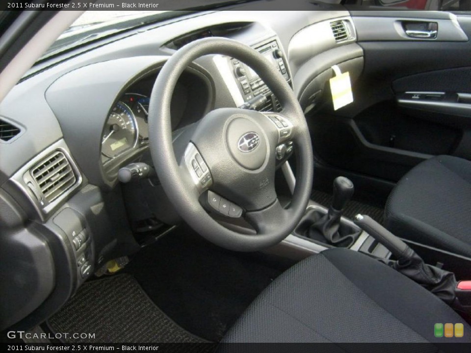 Black Interior Photo for the 2011 Subaru Forester 2.5 X Premium #46022380