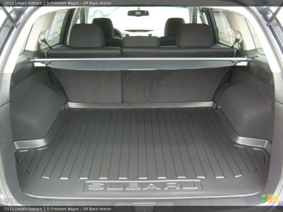 Off Black Interior Trunk for the 2011 Subaru Outback 2.5i Premium Wagon #46022428