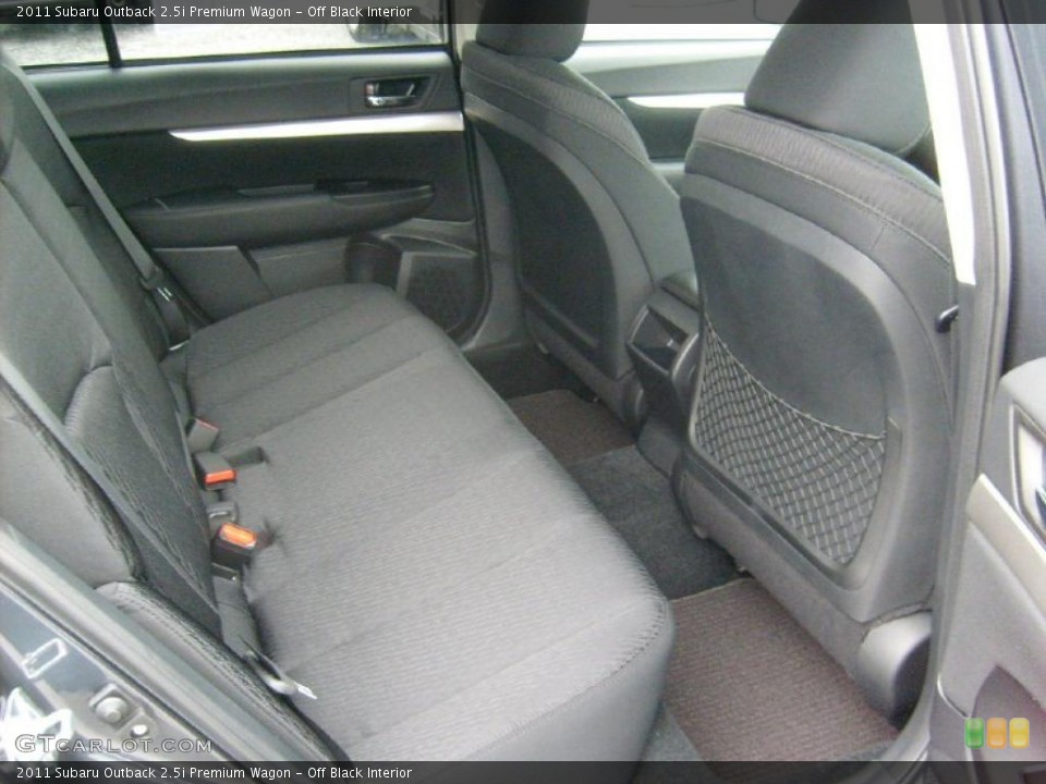 Off Black Interior Photo for the 2011 Subaru Outback 2.5i Premium Wagon #46022443