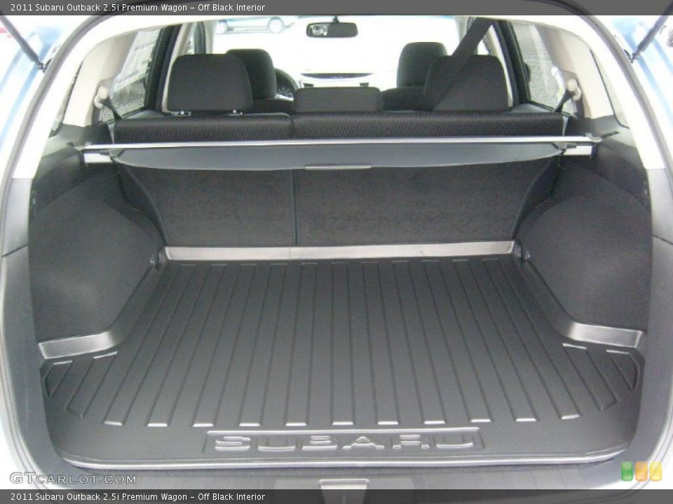 Off Black Interior Trunk for the 2011 Subaru Outback 2.5i Premium Wagon #46022509