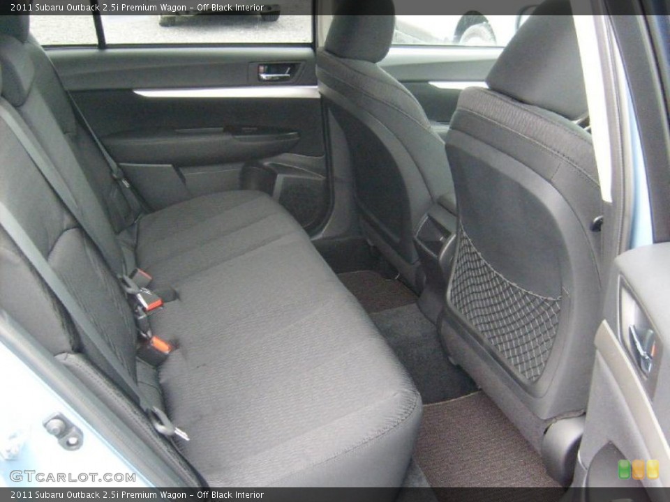 Off Black Interior Photo for the 2011 Subaru Outback 2.5i Premium Wagon #46022512
