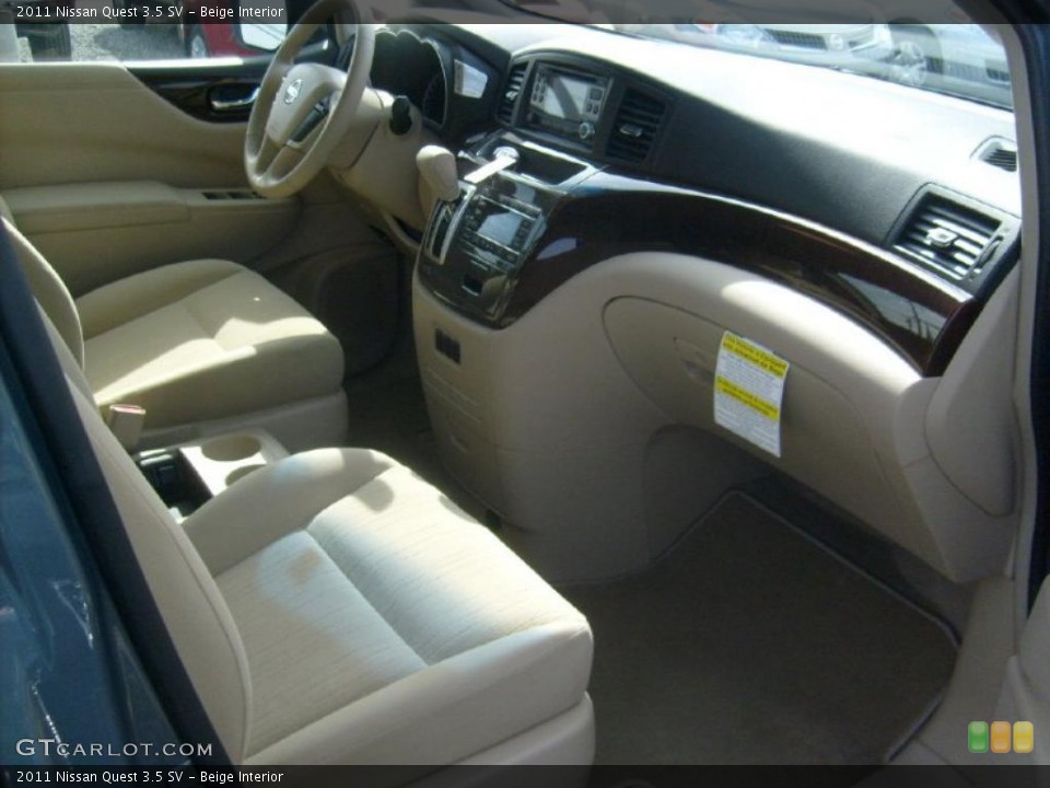 Beige Interior Photo for the 2011 Nissan Quest 3.5 SV #46022920