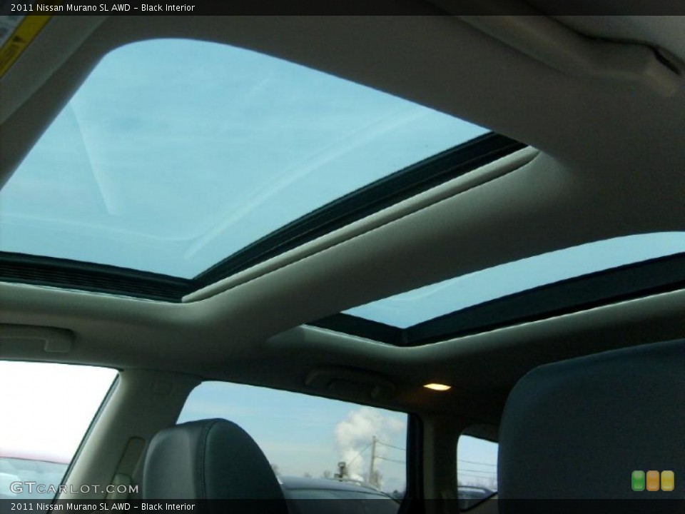Black Interior Sunroof for the 2011 Nissan Murano SL AWD #46022971