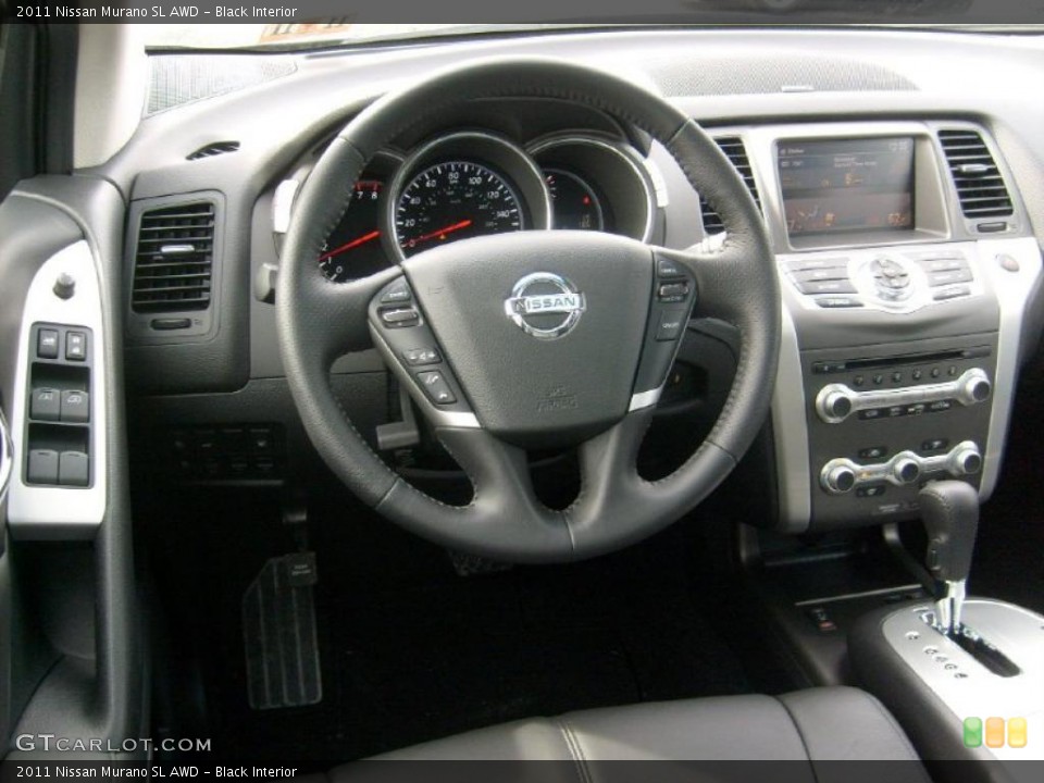 Black Interior Dashboard for the 2011 Nissan Murano SL AWD #46023073
