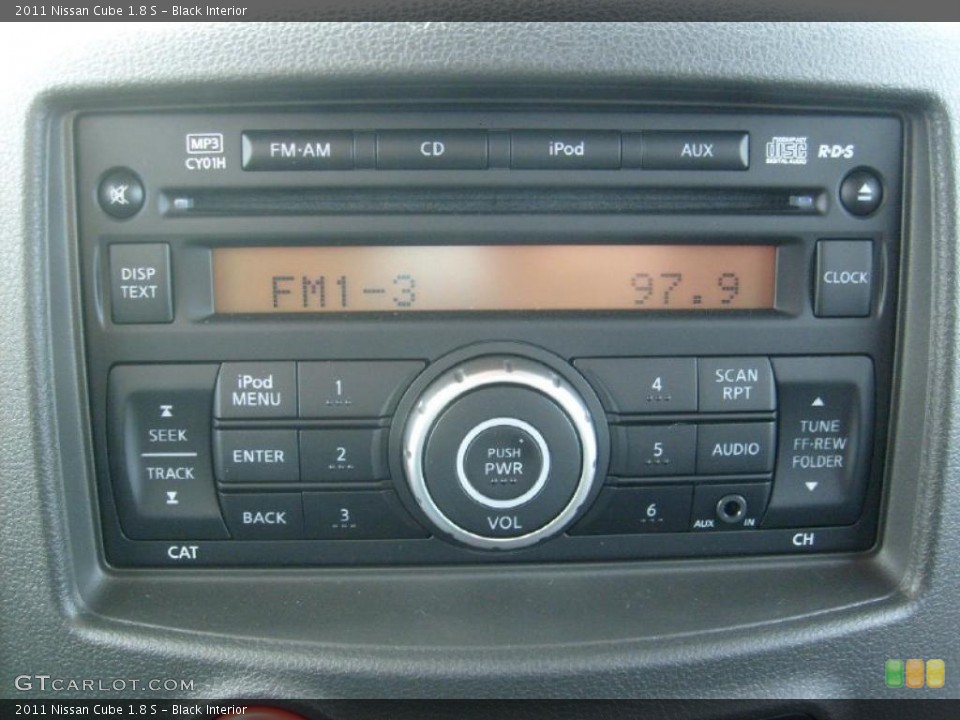 Black Interior Controls for the 2011 Nissan Cube 1.8 S #46023091