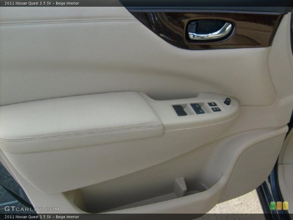 Beige Interior Door Panel for the 2011 Nissan Quest 3.5 SV #46023151