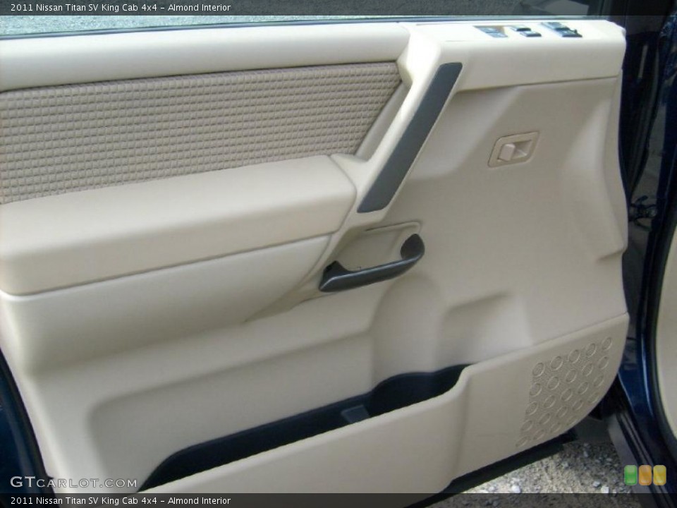 Almond Interior Door Panel for the 2011 Nissan Titan SV King Cab 4x4 #46023439