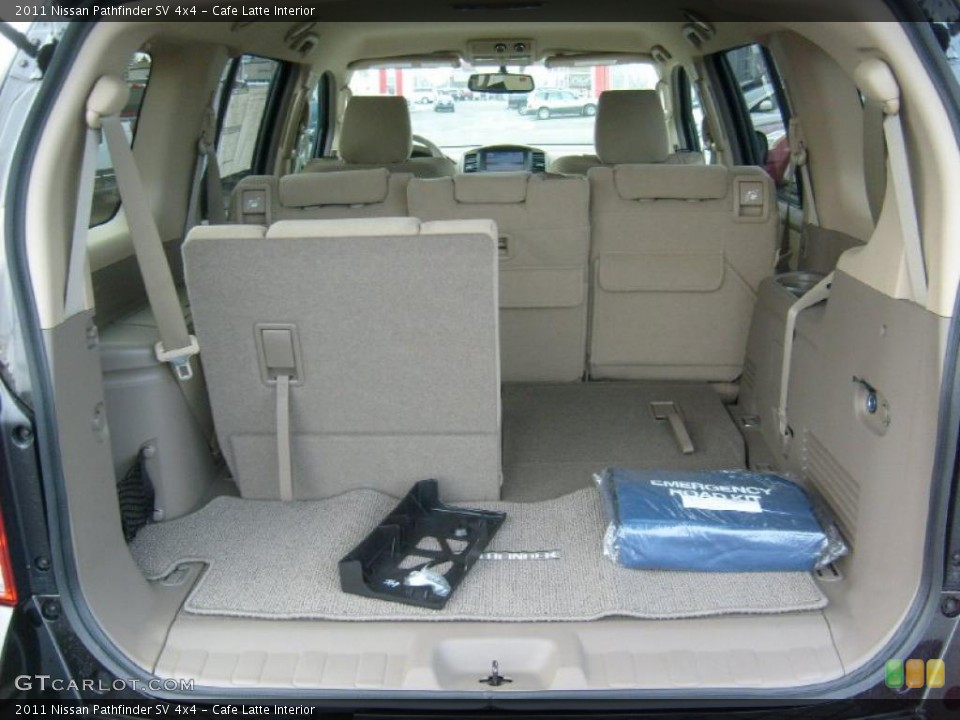 Cafe Latte Interior Trunk for the 2011 Nissan Pathfinder SV 4x4 #46023838
