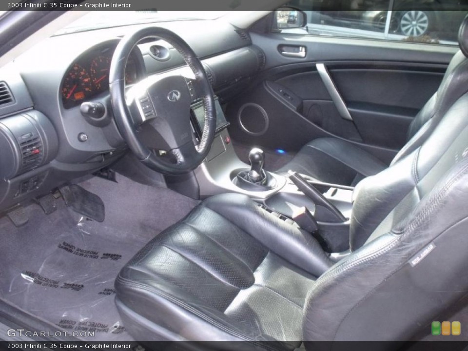 Graphite Interior Photo for the 2003 Infiniti G 35 Coupe #46024486