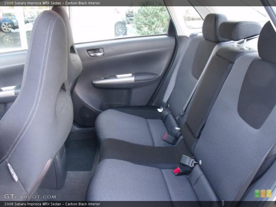 Carbon Black Interior Photo for the 2008 Subaru Impreza WRX Sedan #46025032