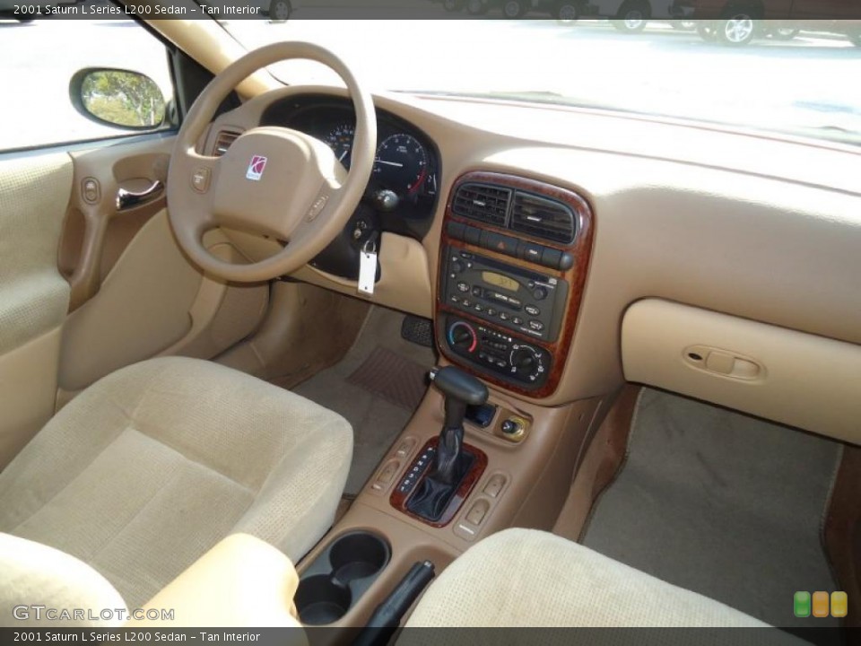 Tan Interior Photo for the 2001 Saturn L Series L200 Sedan #46025110