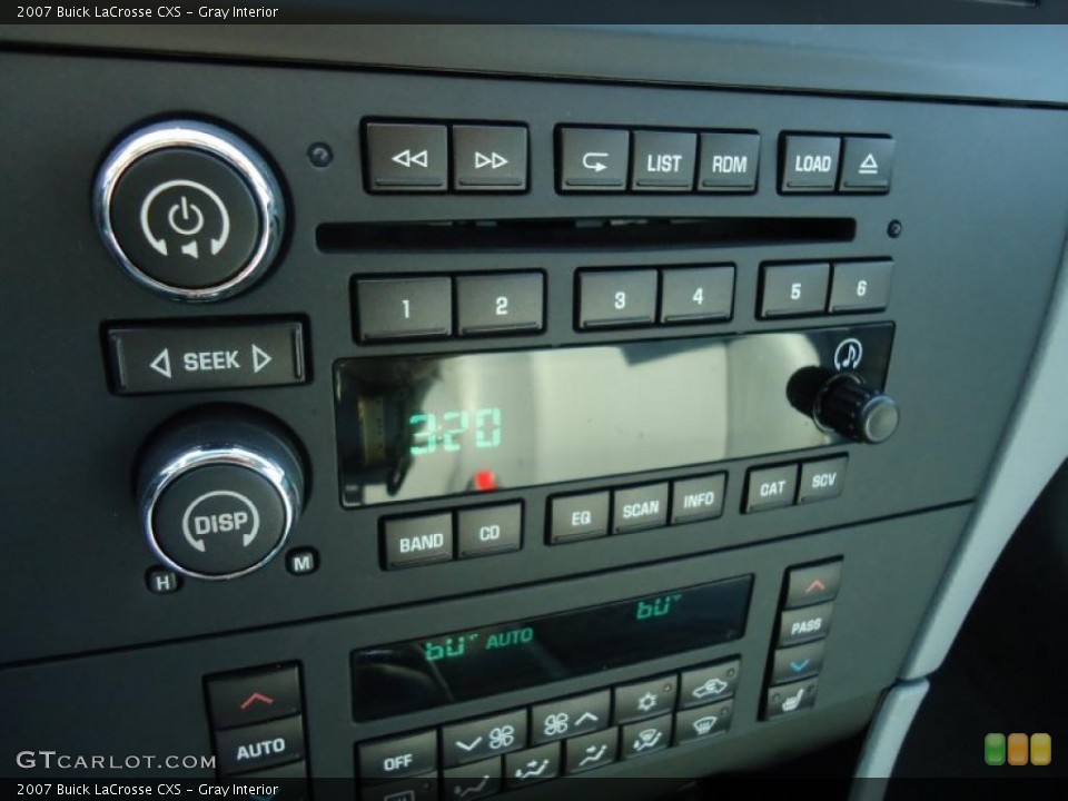 Gray Interior Controls for the 2007 Buick LaCrosse CXS #46025302