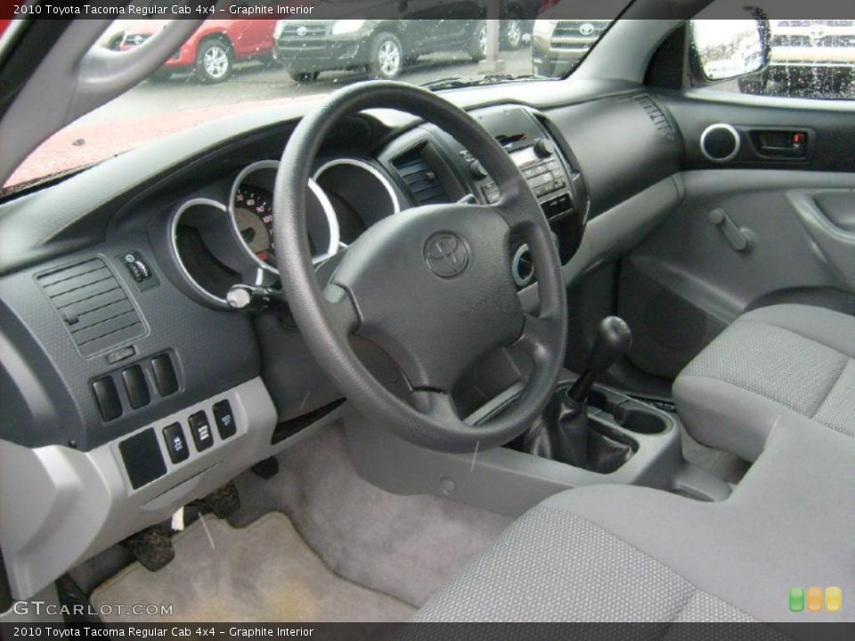Graphite Interior Photo for the 2010 Toyota Tacoma Regular Cab 4x4 #46026871