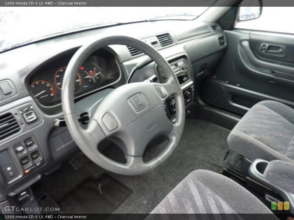 Charcoal Interior Prime Interior for the 1999 Honda CR-V LX 4WD #46027393