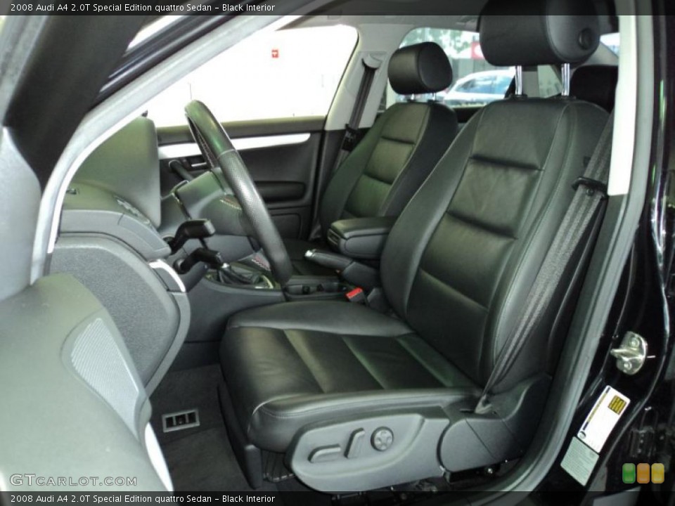 Black Interior Photo for the 2008 Audi A4 2.0T Special Edition quattro Sedan #46028848