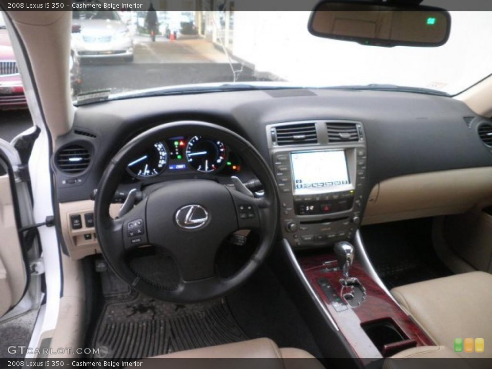 Cashmere Beige Interior Dashboard for the 2008 Lexus IS 350 #46030325