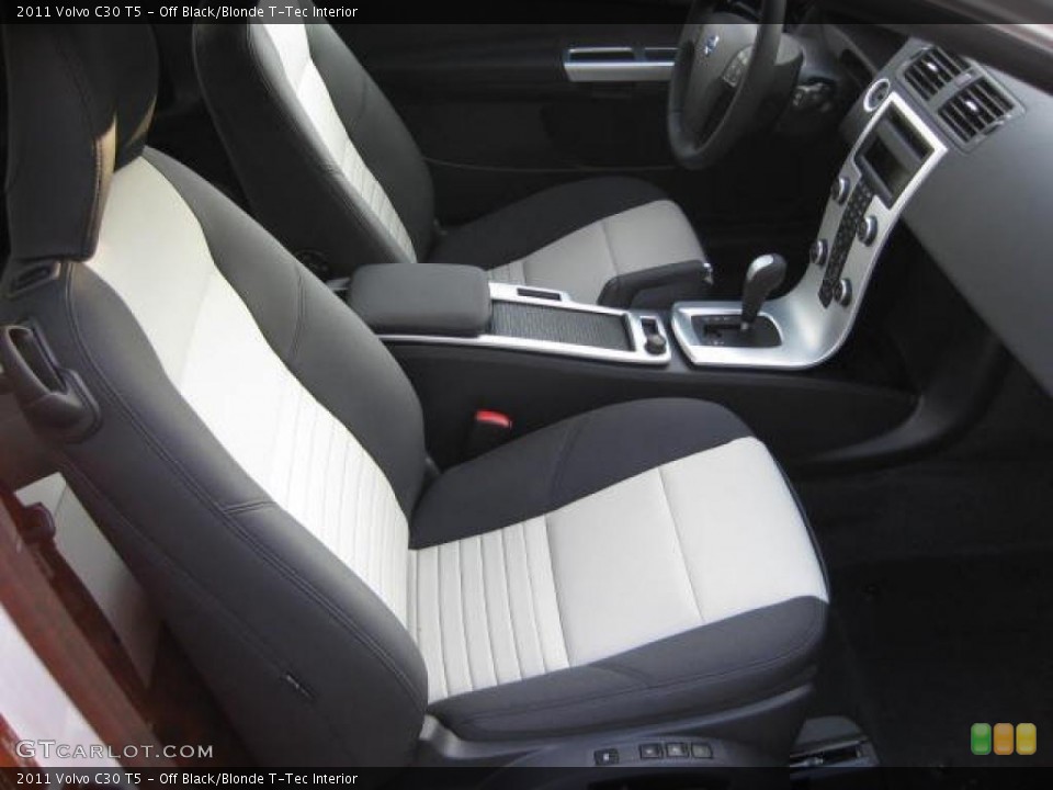 Off Black/Blonde T-Tec Interior Photo for the 2011 Volvo C30 T5 #46034058