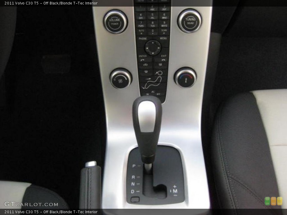 Off Black/Blonde T-Tec Interior Transmission for the 2011 Volvo C30 T5 #46034140