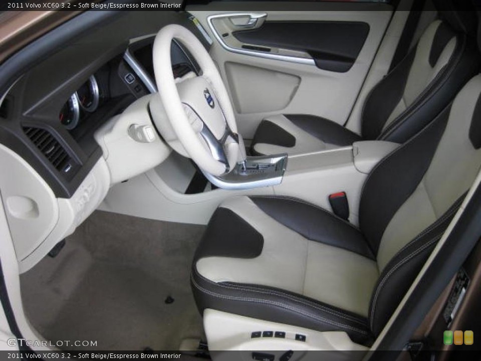 Soft Beige/Esspresso Brown Interior Photo for the 2011 Volvo XC60 3.2 #46034220