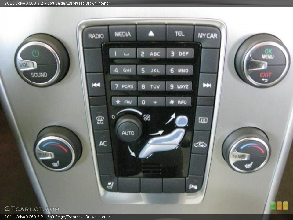 Soft Beige/Esspresso Brown Interior Controls for the 2011 Volvo XC60 3.2 #46034298
