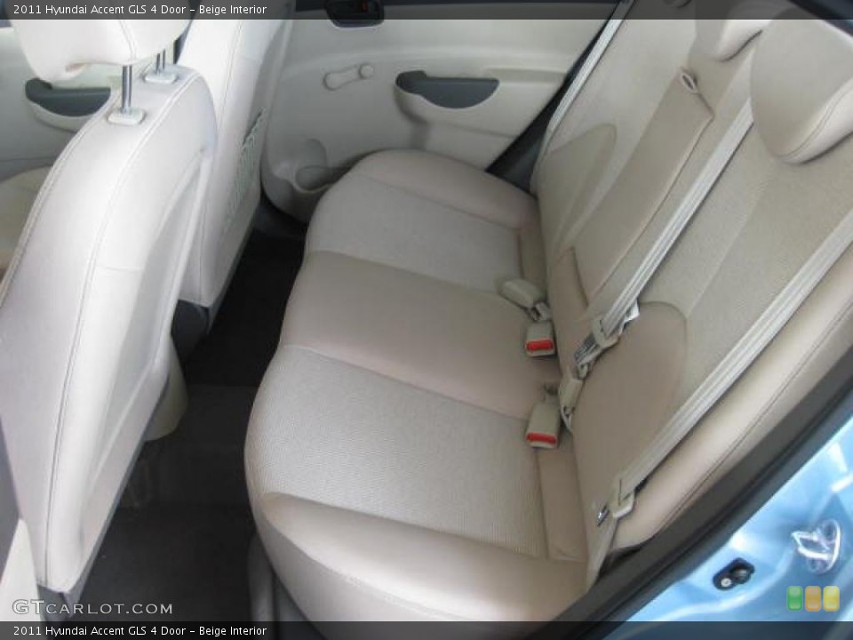 Beige Interior Photo for the 2011 Hyundai Accent GLS 4 Door #46034631