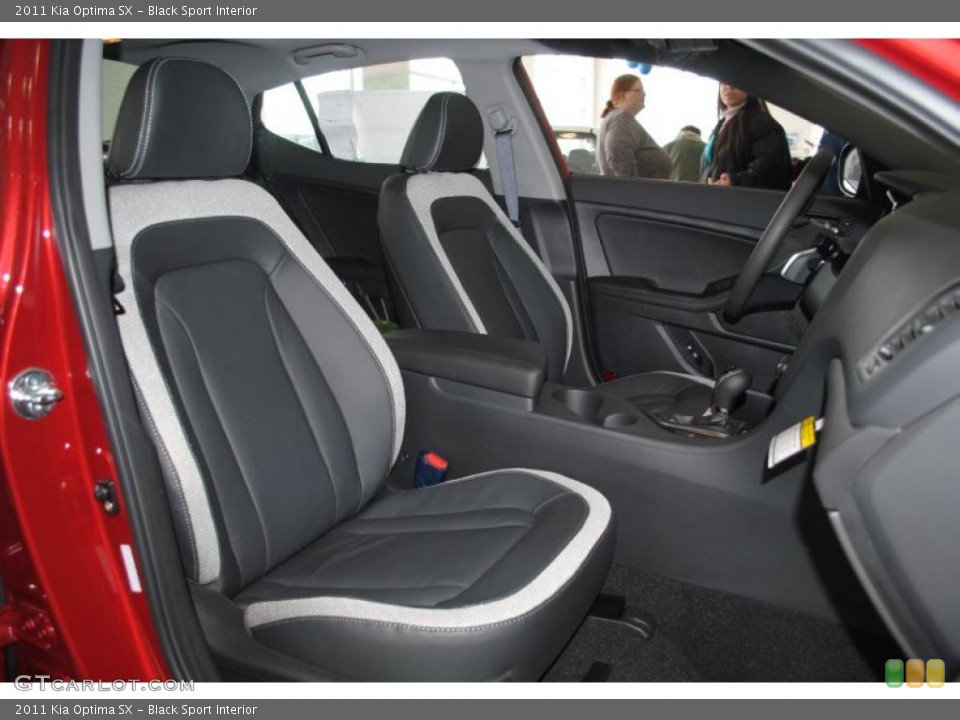 Black Sport Interior Photo for the 2011 Kia Optima SX #46034817