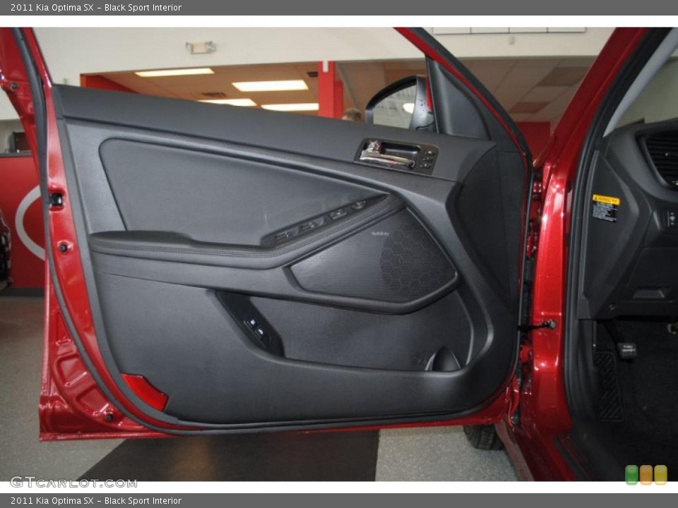 Black Sport Interior Door Panel for the 2011 Kia Optima SX #46034886