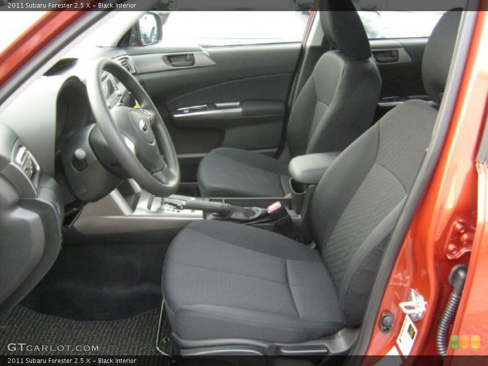 Black Interior Photo for the 2011 Subaru Forester 2.5 X #46036548