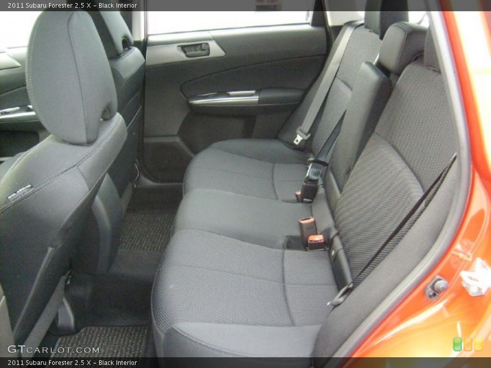Black Interior Photo for the 2011 Subaru Forester 2.5 X #46036566