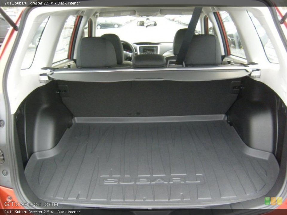 Black Interior Trunk for the 2011 Subaru Forester 2.5 X #46036581