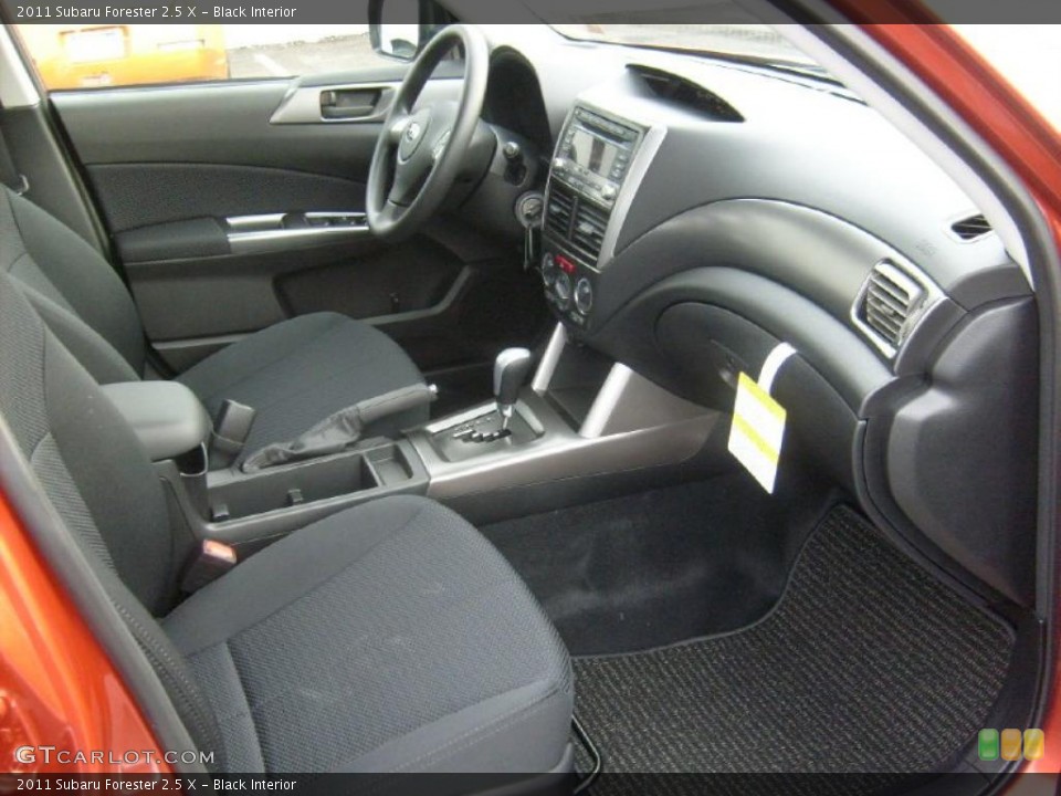 Black Interior Photo for the 2011 Subaru Forester 2.5 X #46036599