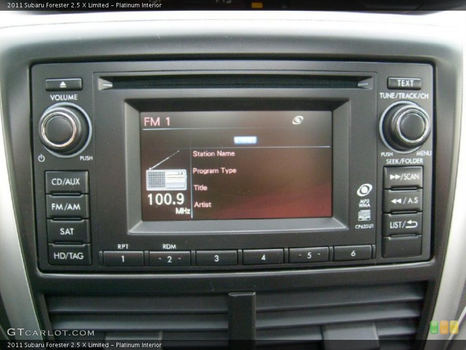 Platinum Interior Controls for the 2011 Subaru Forester 2.5 X Limited #46036794