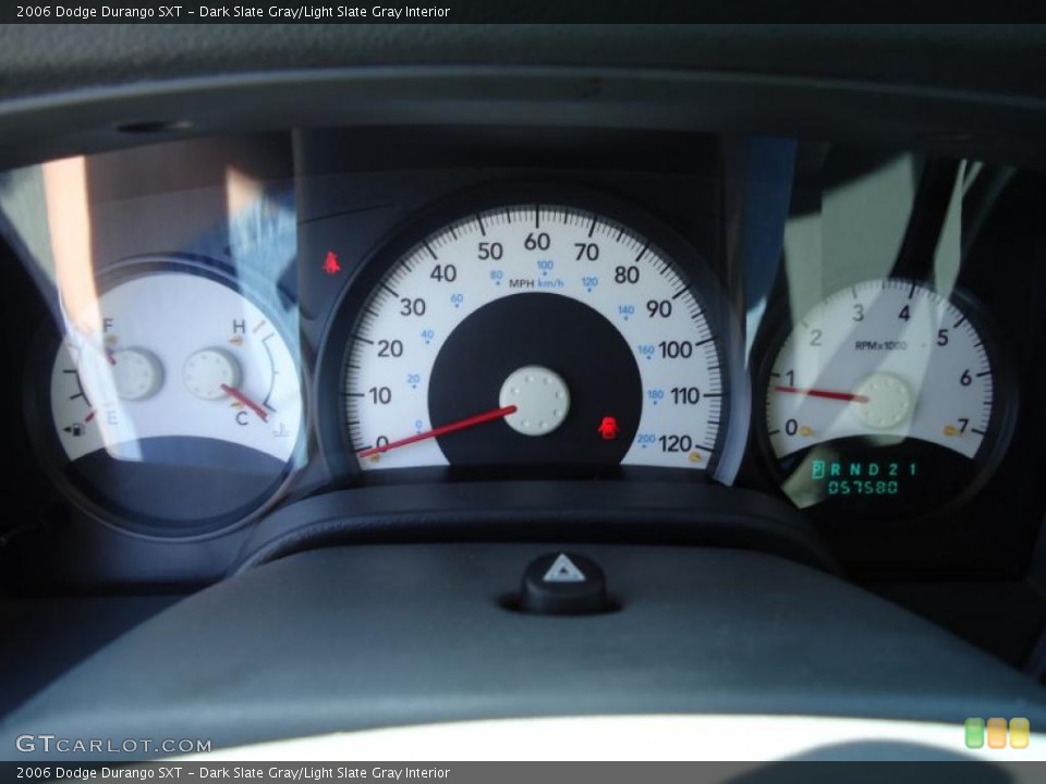 Dark Slate Gray/Light Slate Gray Interior Gauges for the 2006 Dodge Durango SXT #46037121