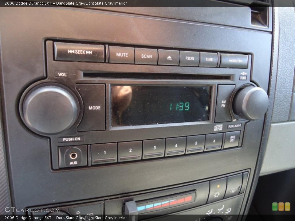 Dark Slate Gray/Light Slate Gray Interior Controls for the 2006 Dodge Durango SXT #46037130