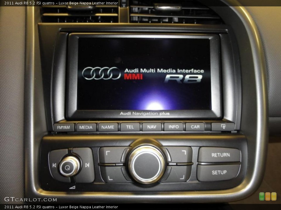 Luxor Beige Nappa Leather Interior Controls for the 2011 Audi R8 5.2 FSI quattro #46040395