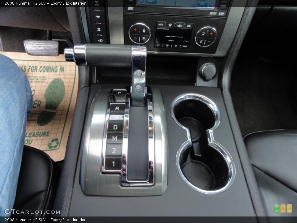 Ebony Black Interior Transmission for the 2008 Hummer H2 SUV #46040491