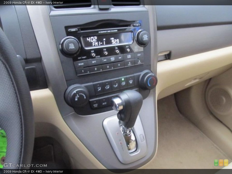 Ivory Interior Controls for the 2009 Honda CR-V EX 4WD #46041046