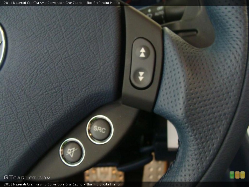 Blue Profonditá Interior Controls for the 2011 Maserati GranTurismo Convertible GranCabrio #46042255