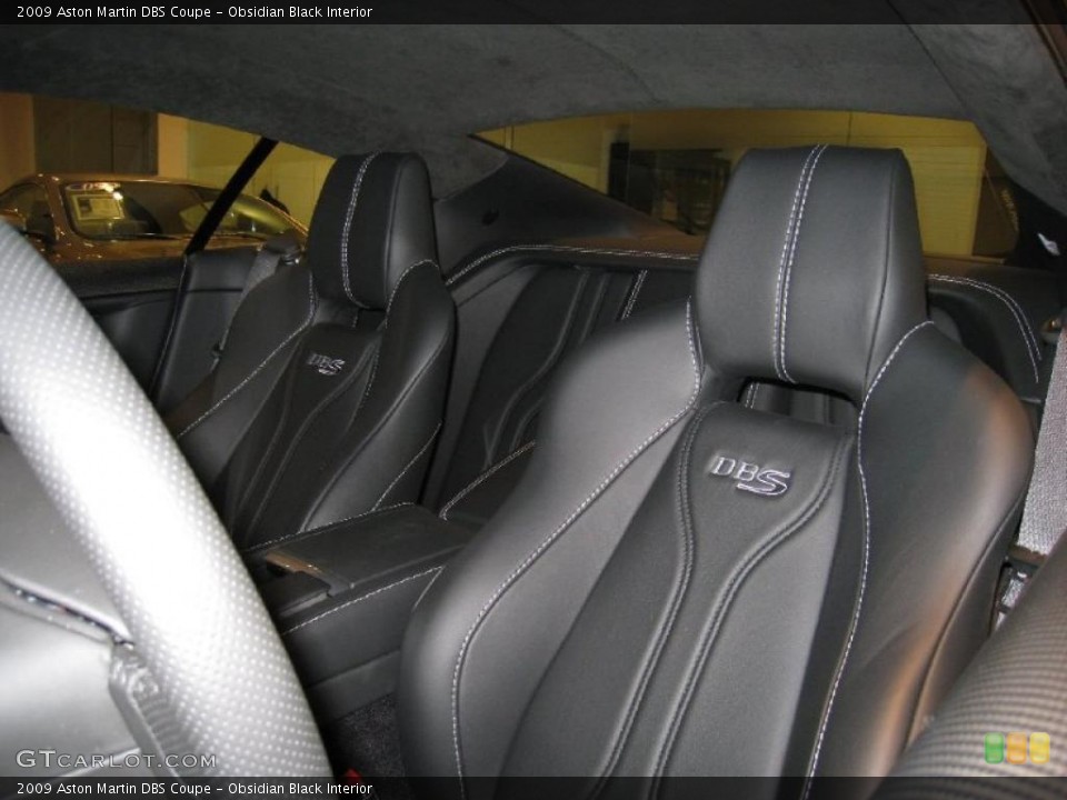 Obsidian Black Interior Photo for the 2009 Aston Martin DBS Coupe #46042874