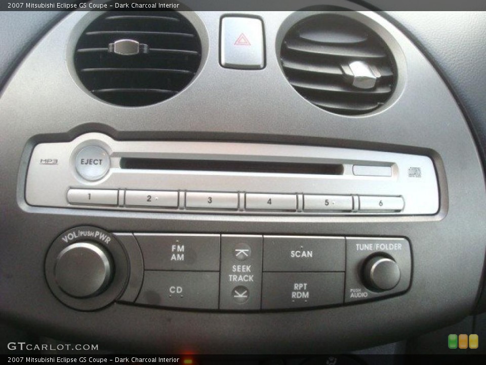 Dark Charcoal Interior Controls for the 2007 Mitsubishi Eclipse GS Coupe #46043156