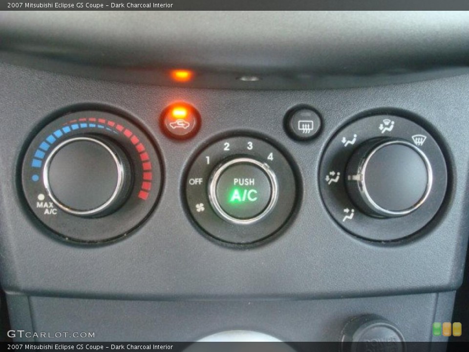 Dark Charcoal Interior Controls for the 2007 Mitsubishi Eclipse GS Coupe #46043168