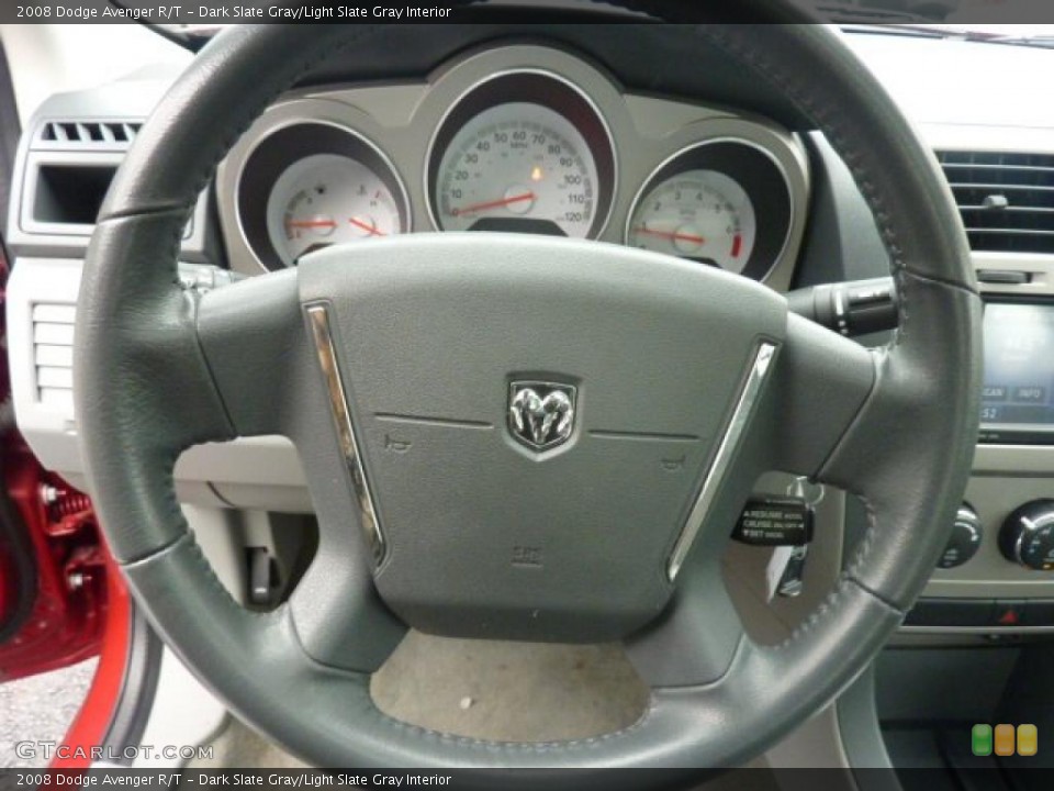 Dark Slate Gray/Light Slate Gray Interior Steering Wheel for the 2008 Dodge Avenger R/T #46043846