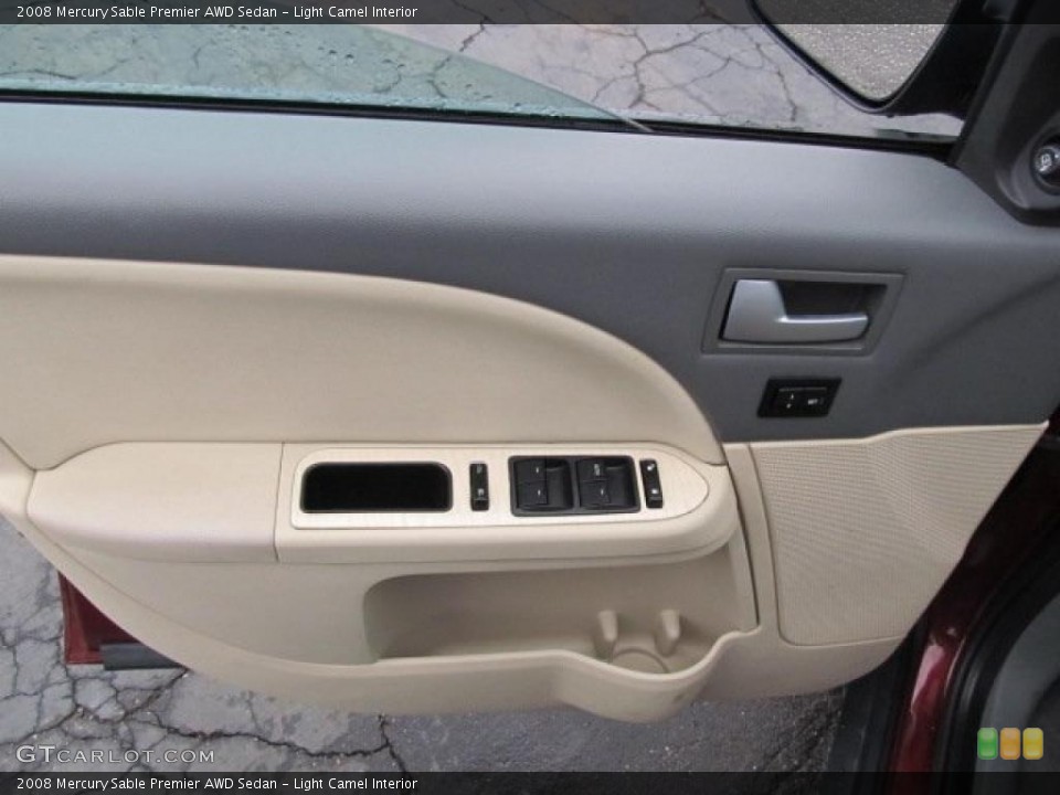 Light Camel Interior Door Panel for the 2008 Mercury Sable Premier AWD Sedan #46044107