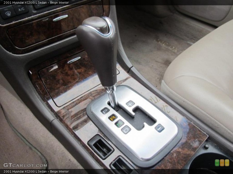 Beige Interior Transmission for the 2001 Hyundai XG300 L Sedan #46044398